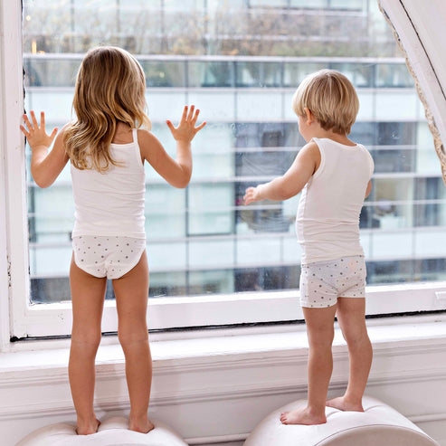 90002-145 Conjunto de ropa interior con botones Noggi para niñas