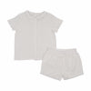 BOY'S SHABBOS SHIRT + SHORTS SET Winter White