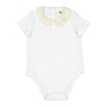 Cream Round Collar Onesie