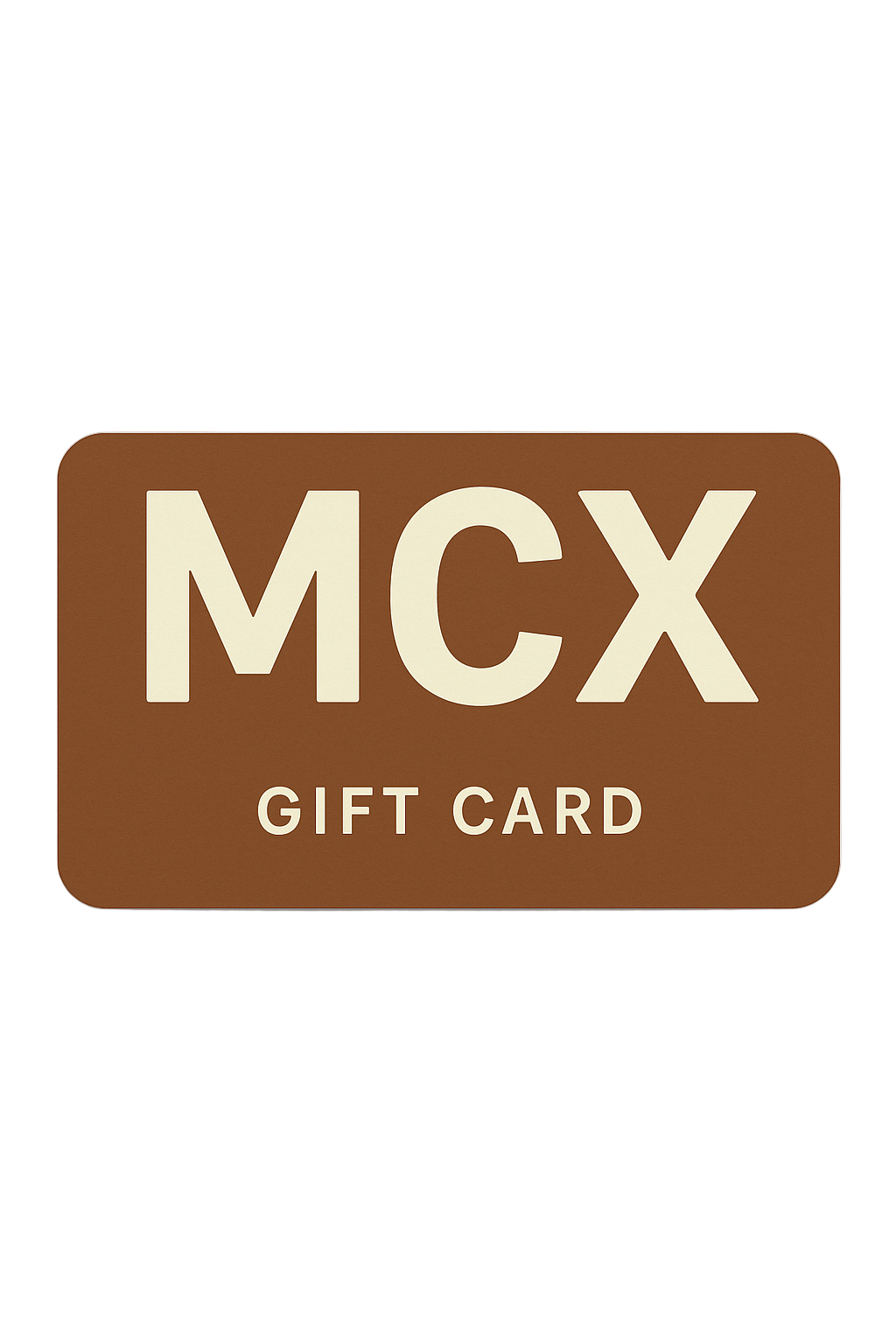 MCX GIFT CARD