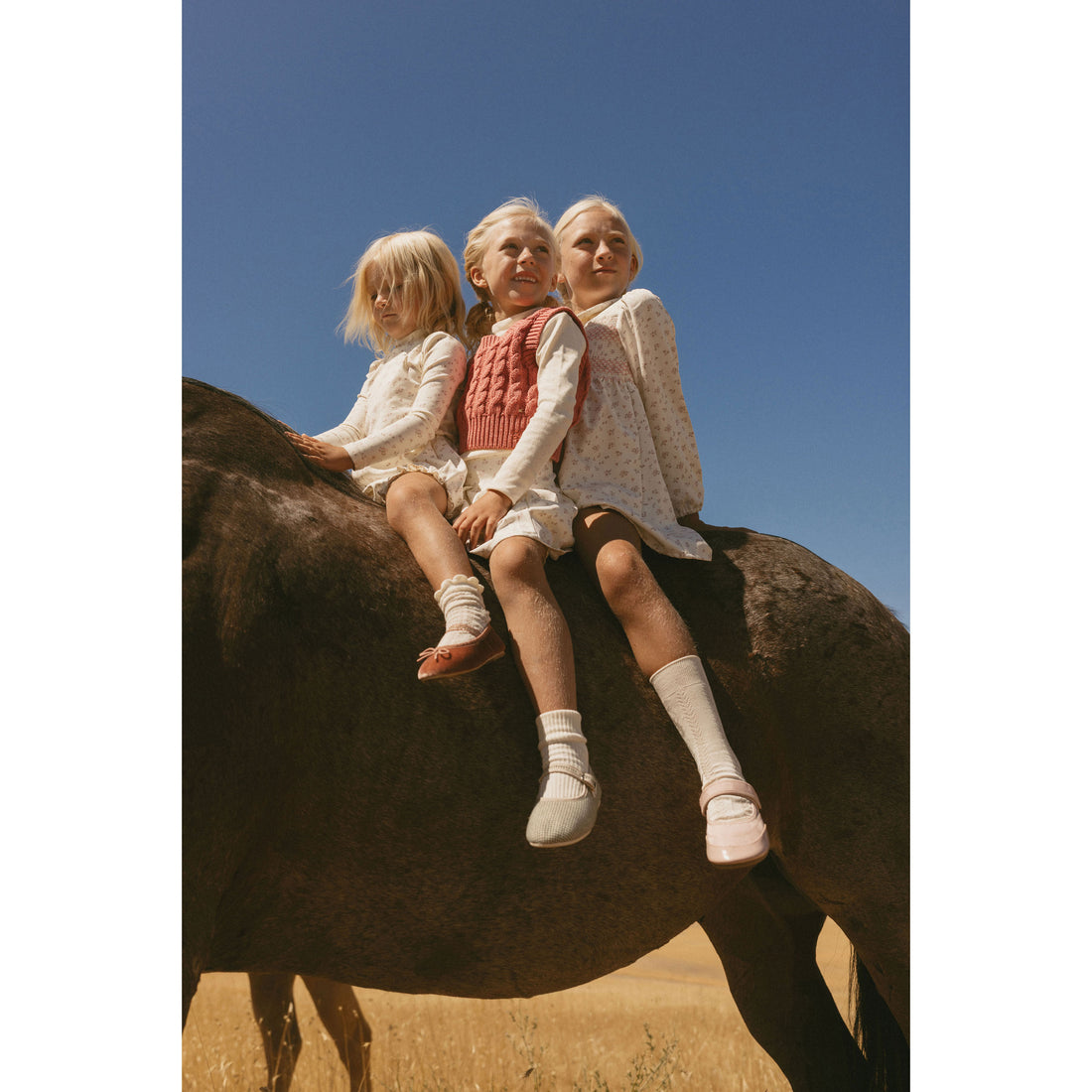 LBL53A Ladida Jersey de cuello alto con estampado floral