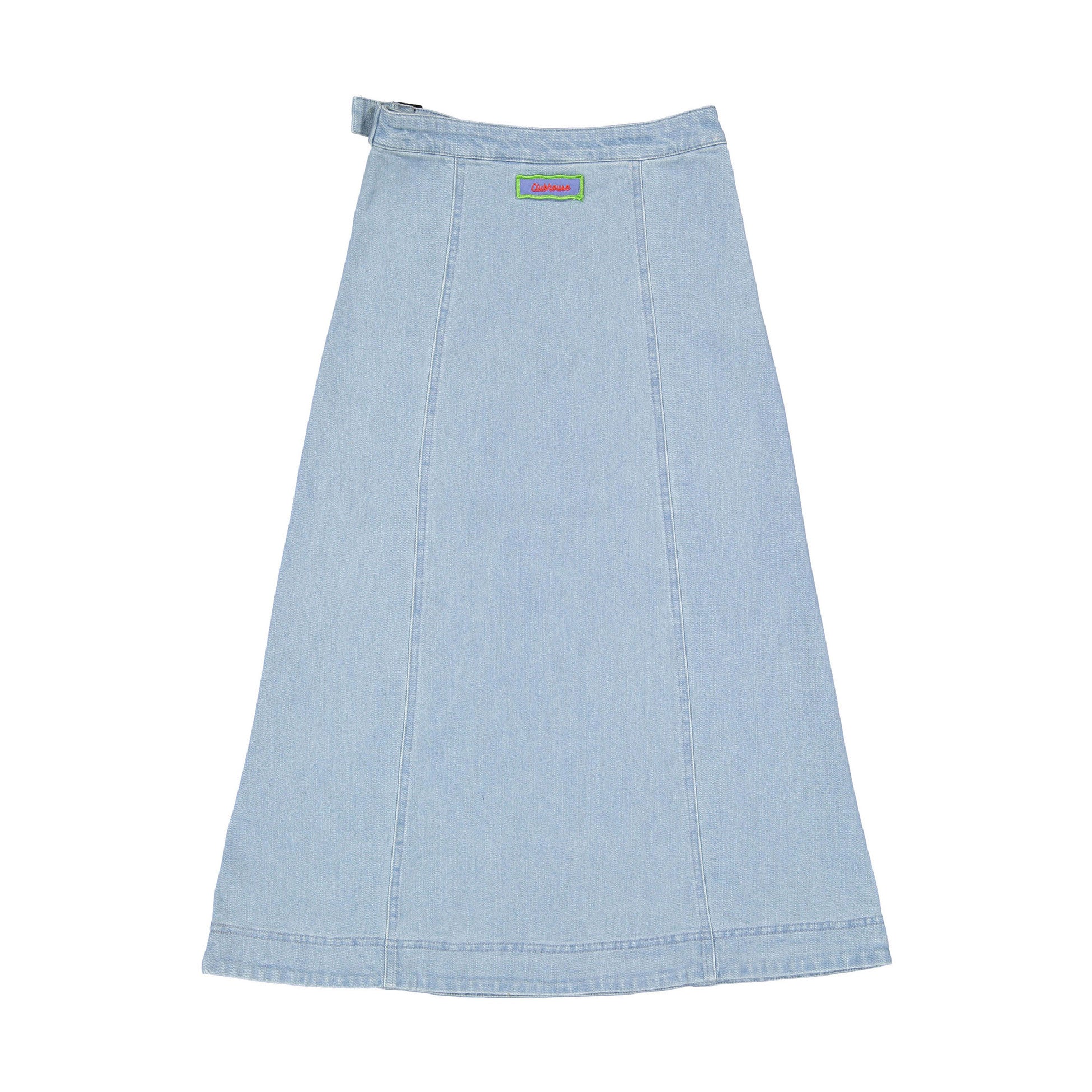 CH25101 Denim Wrap Skirt