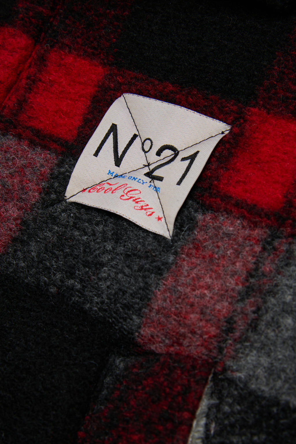 PLAID BOMBER JACKET - BLACK