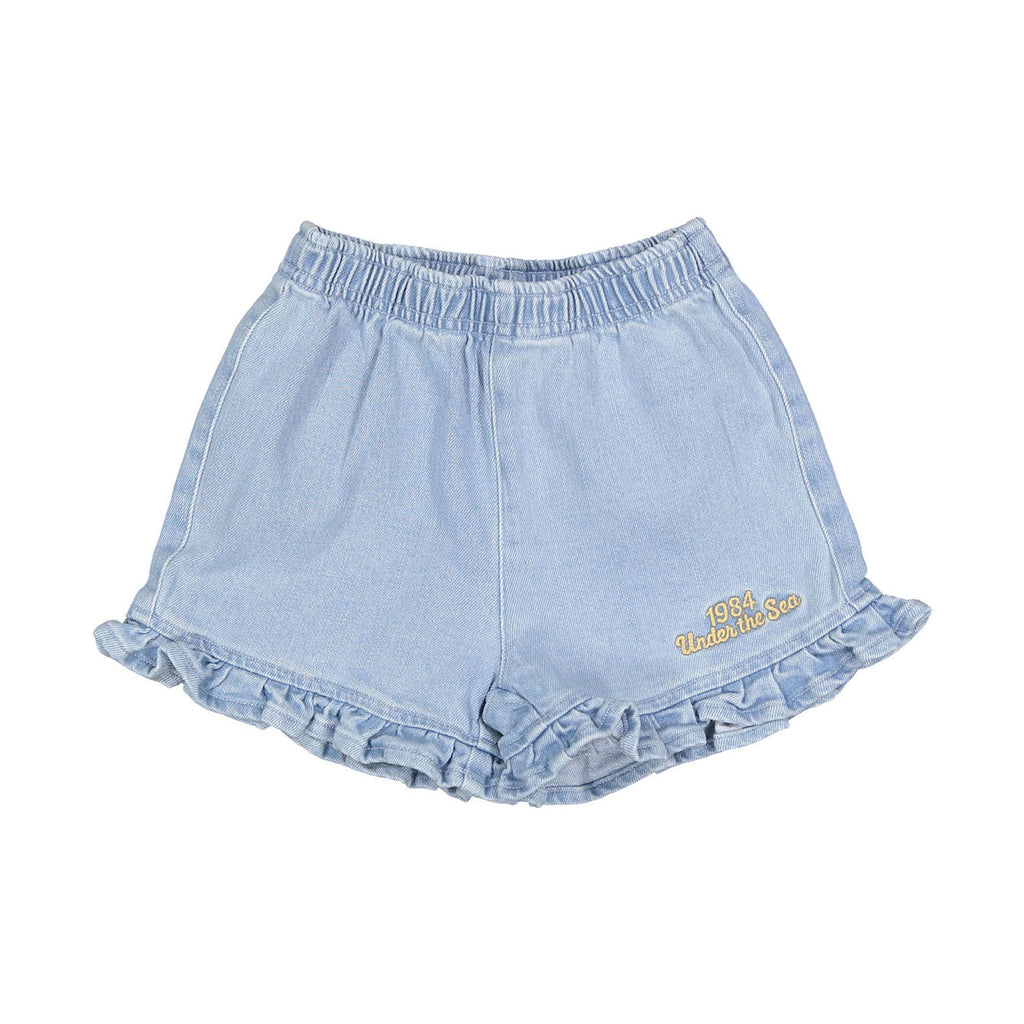 1984439 Denim Ruffle Short