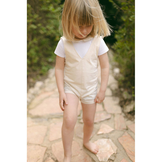 Cream Collar Onesie