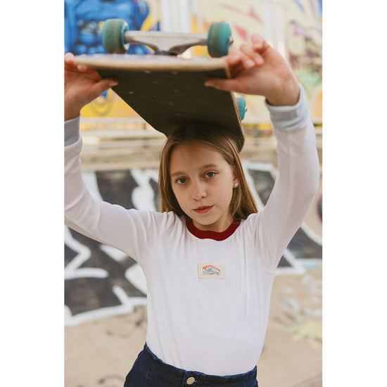 CH25109A White High Waves Club Tee