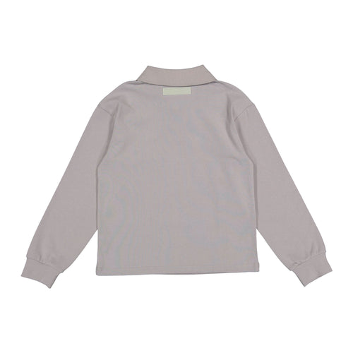 ELS2635 Grey/Slate E Logo Polo