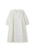 COTTON TAFFETA BABY DOLL GOWN IVORY