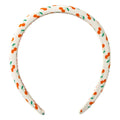 Cherries Padded Headband Off White