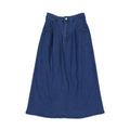 CH25129A Classic Clubhouse Denim Maxi Skirt