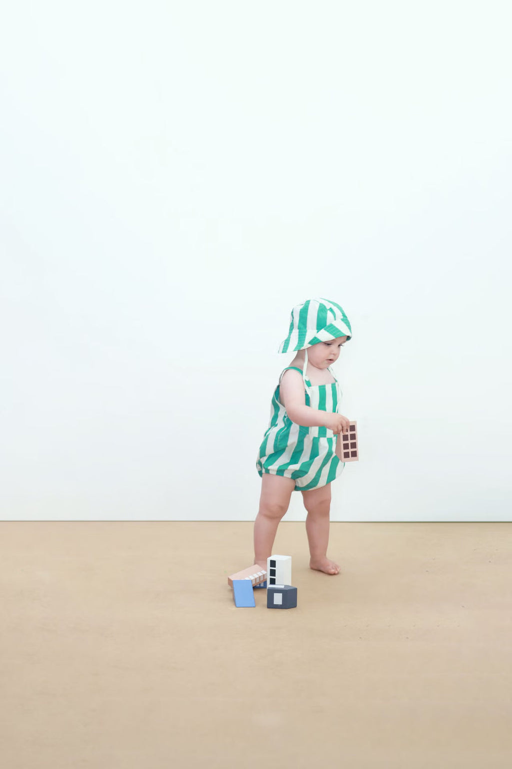 Emerald Stripes Baby Body emerald