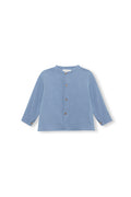Storm blue gauze mao shirt baby