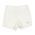 Cream Seersucker Short