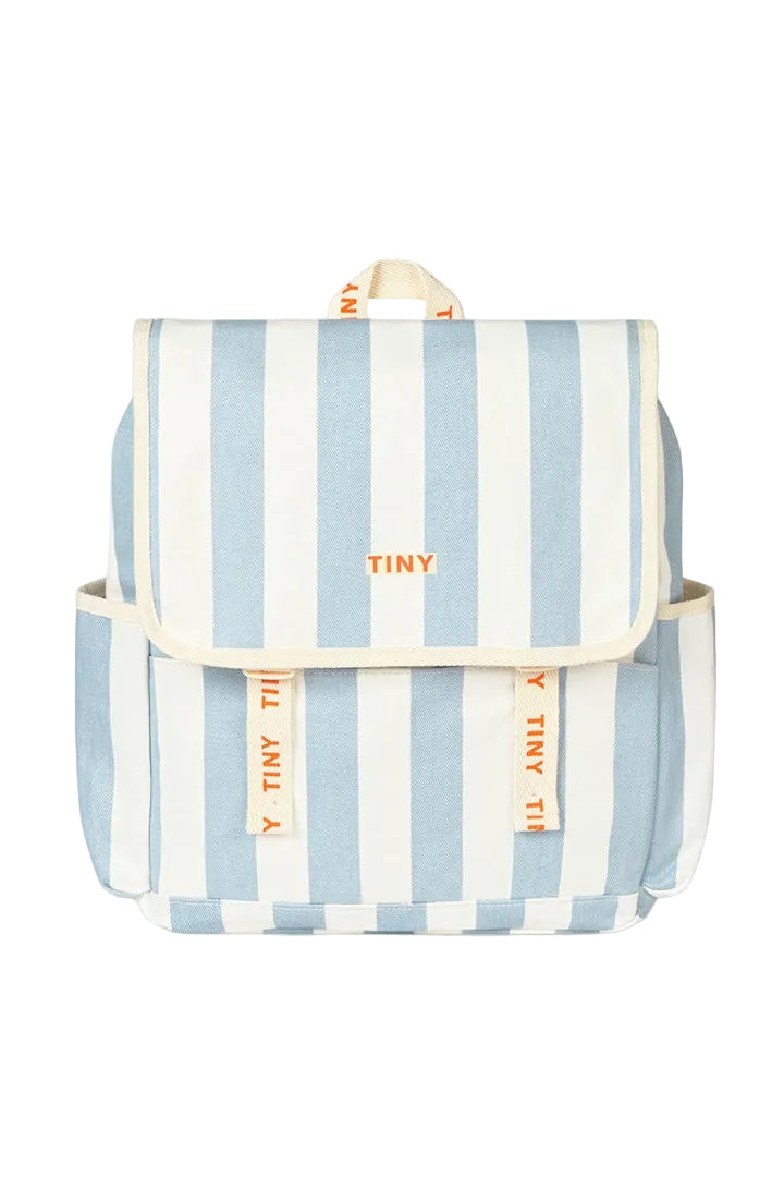 Blue Stripes Backpackwashed Blue