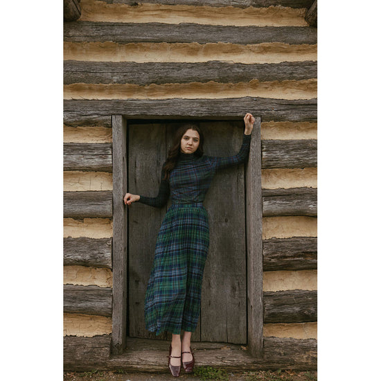 Ava and Lu plaid  turtleneck