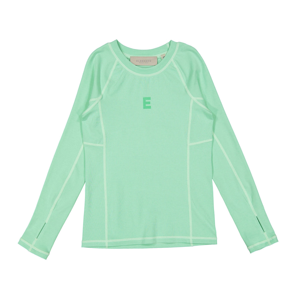 ELS2605 Green E Logo Stitch Tee