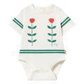 Red Roses Graphic Body Off White