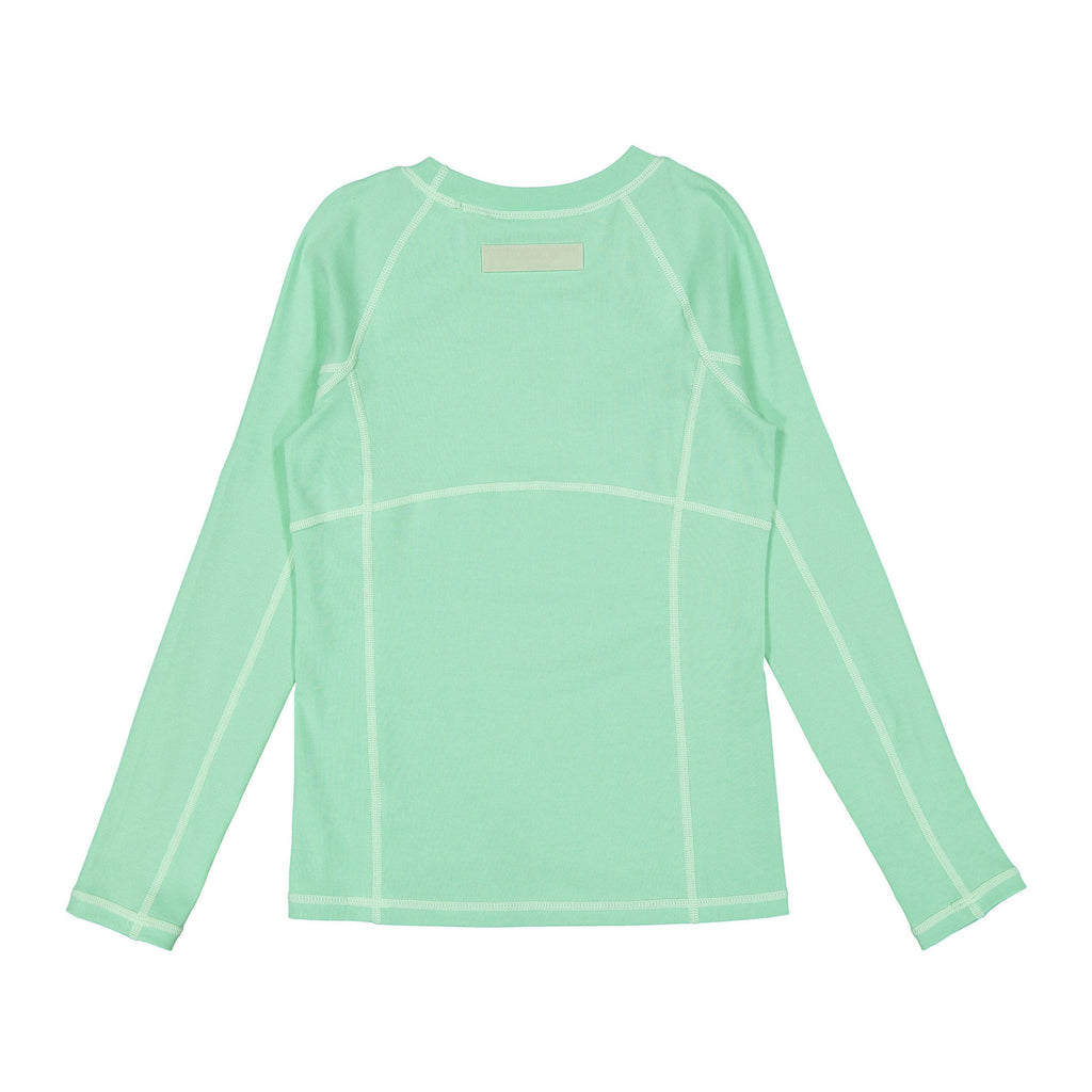ELS2605 Green E Logo Stitch Tee