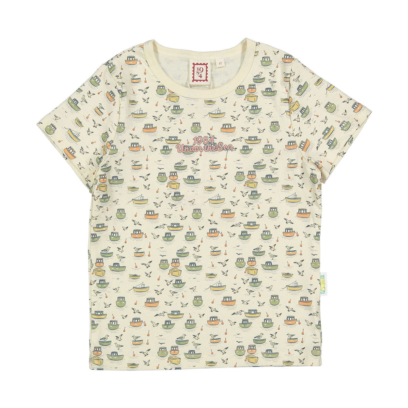 1984438 Green Boat Print Tee