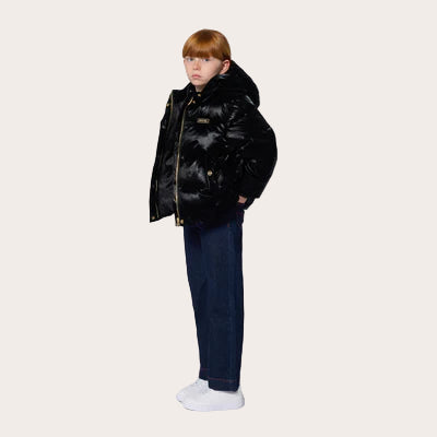 A00356 SONIA RYKIEL BLACK PUFFER JACKET