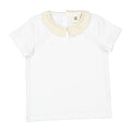 Cream Collar Tee