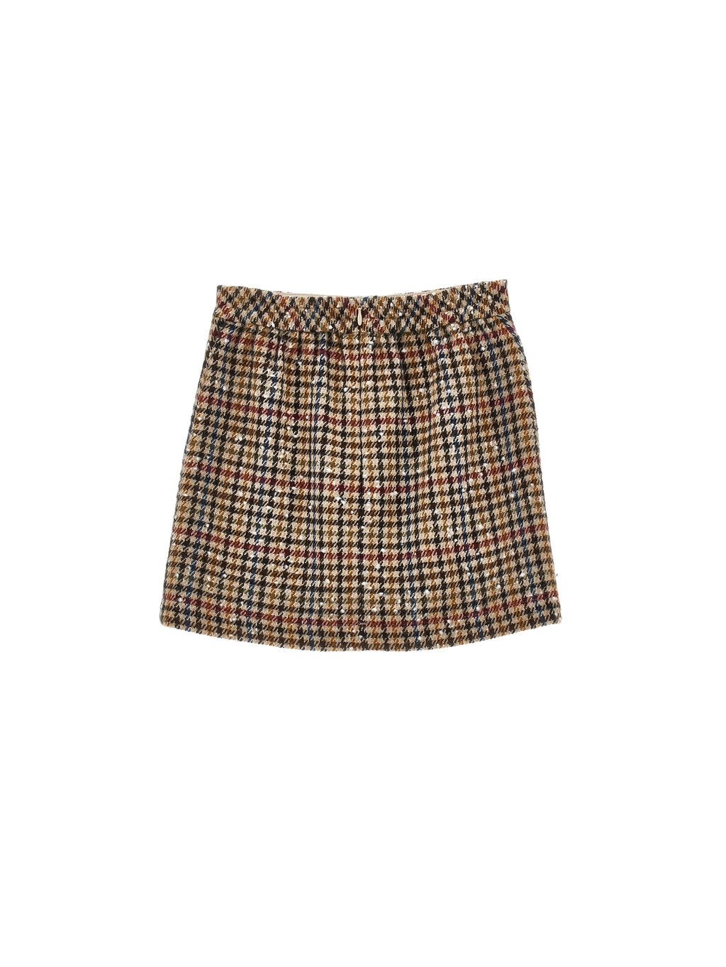 Houndstooth Skirt - Multicolor