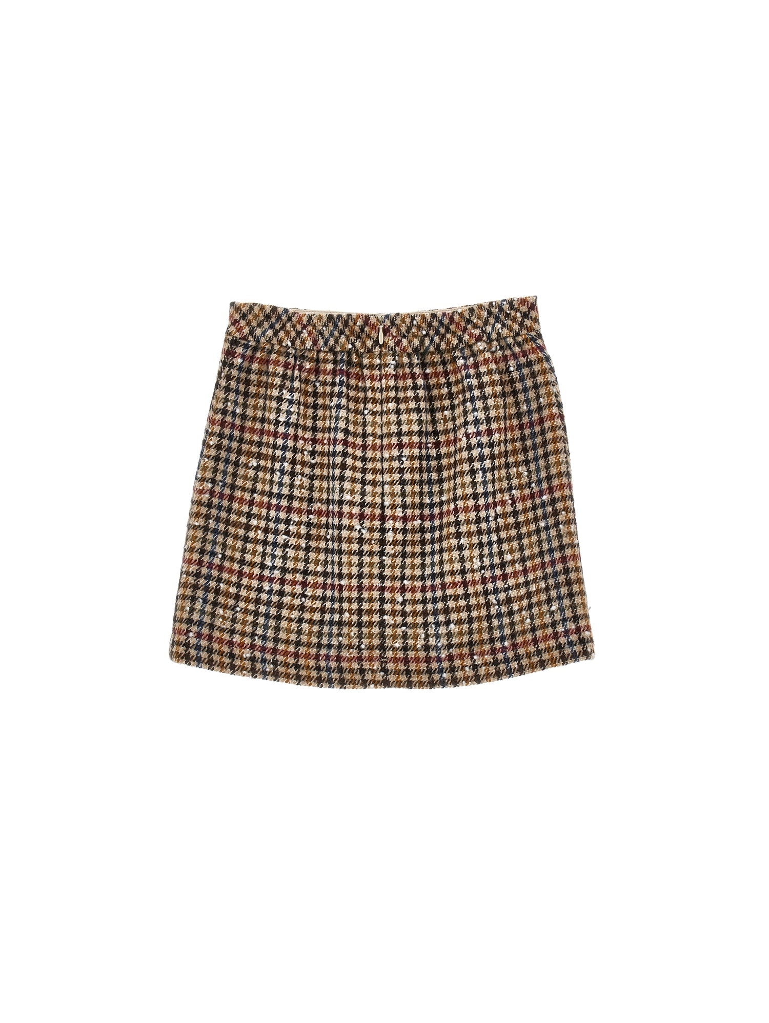 Houndstooth Skirt - Multicolor