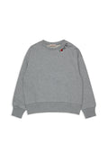 SWEATSHIRT WITH I HEART N21 AROUND COLLAR - GREY