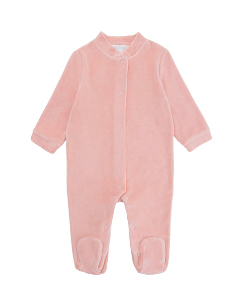 NB4700G MARIE-CHANTAL VELOUR GOLD ANGEL WING SLEEPSUIT