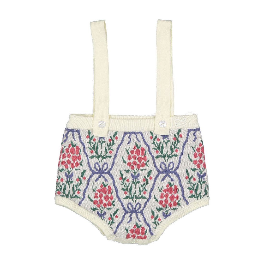 Bouquet Knit Overall Bloomer