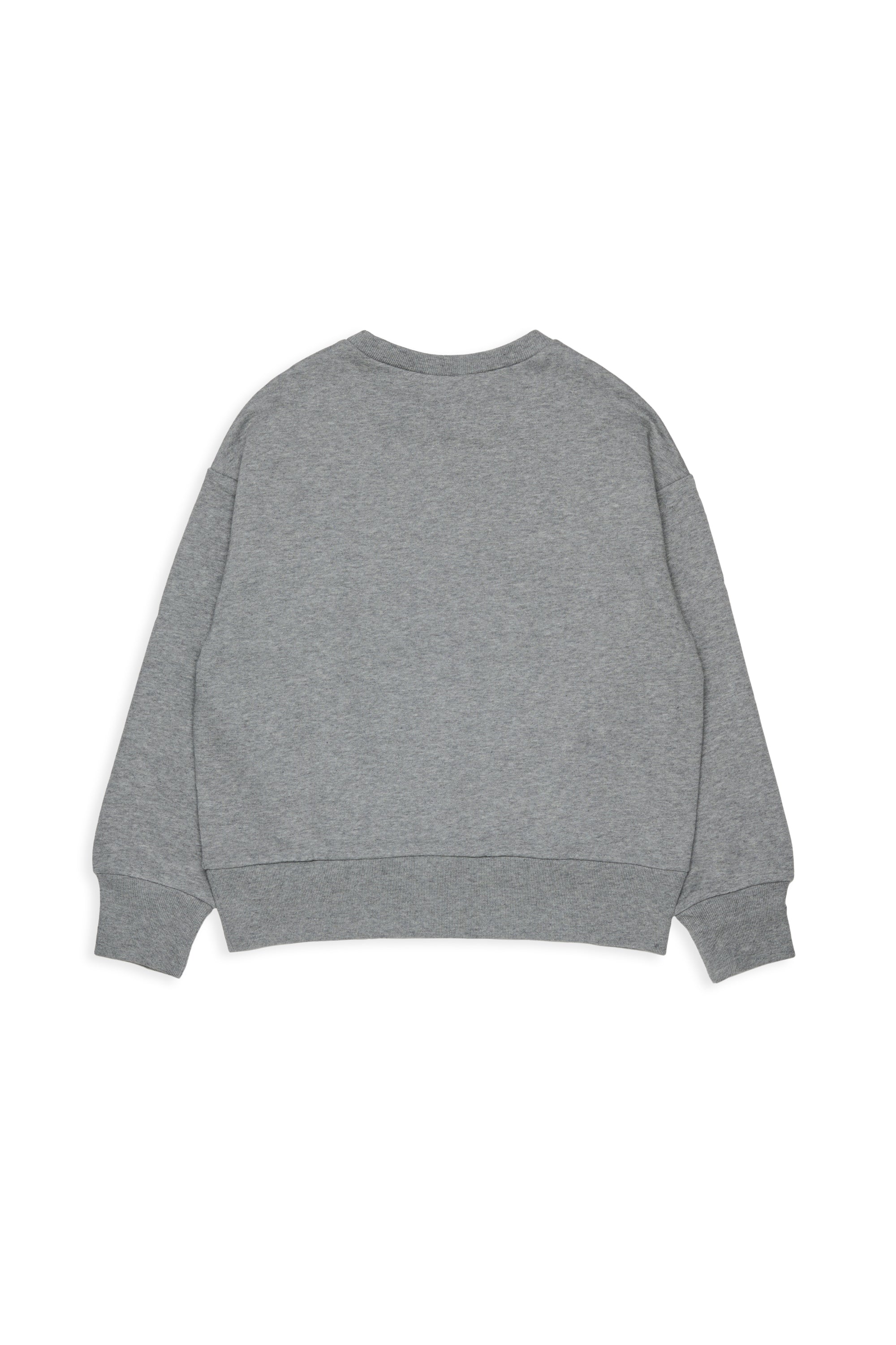 SWEATSHIRT WITH I HEART N21 AROUND COLLAR - GREY