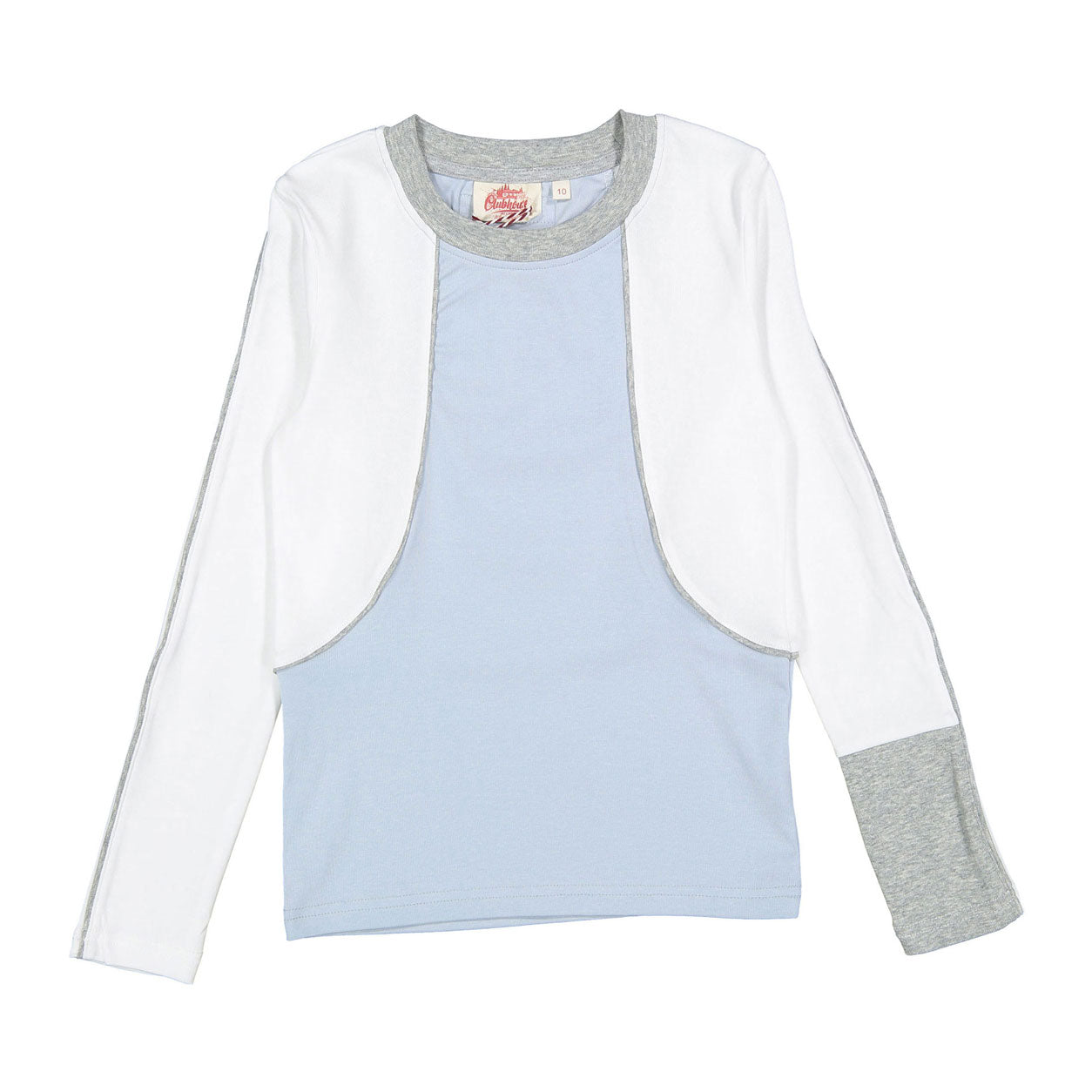 CH25105 Light Blue Blocked Tee