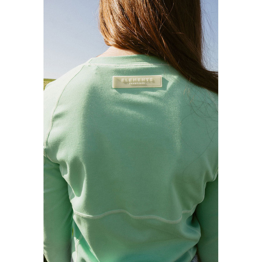 ELS2605 Green E Logo Stitch Tee