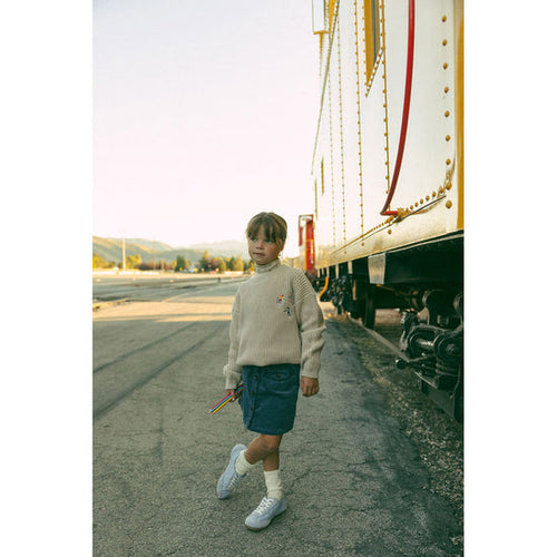 1984 Blue corduroy skirt