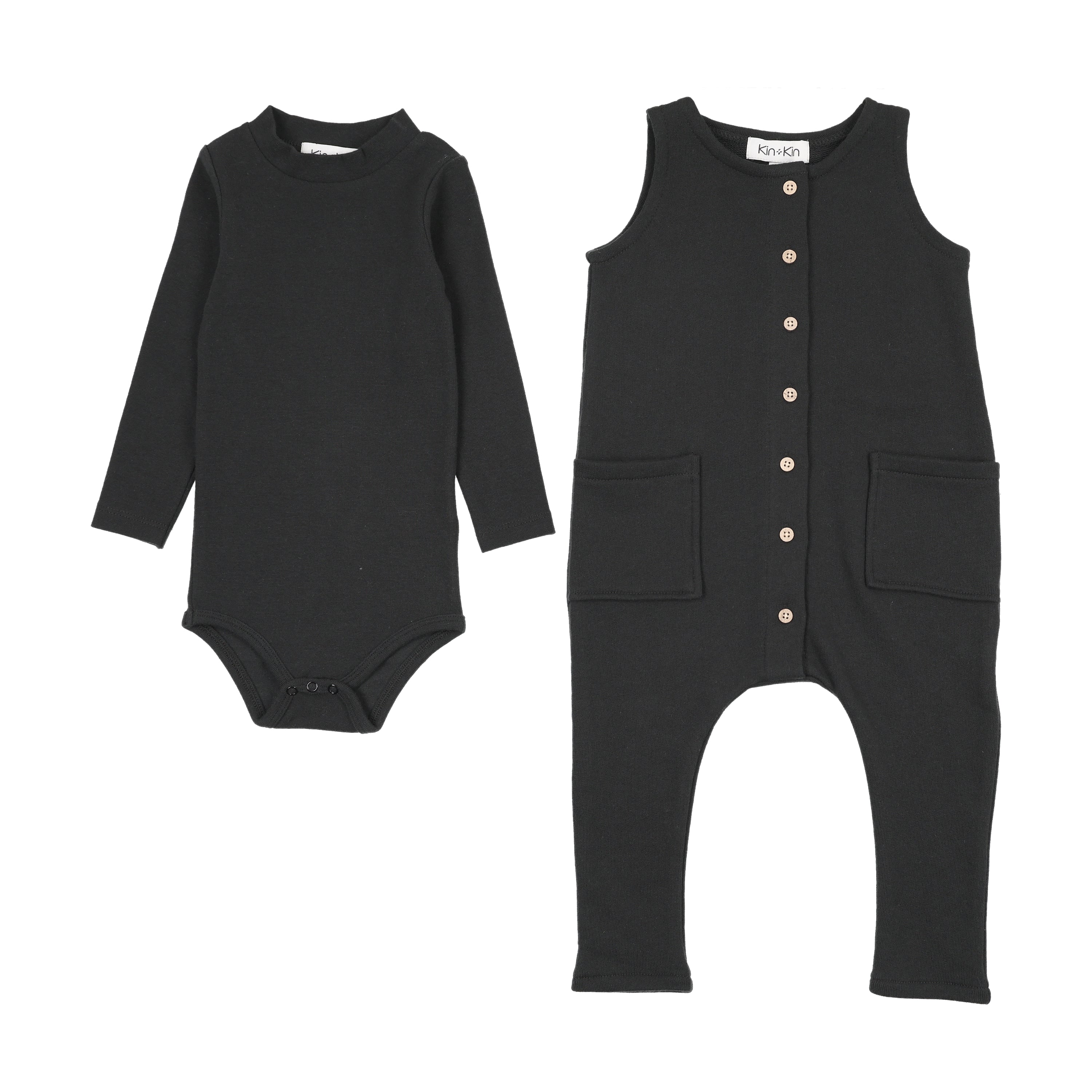 Kin Kin Baby Jumpsuit + Onesie Set
