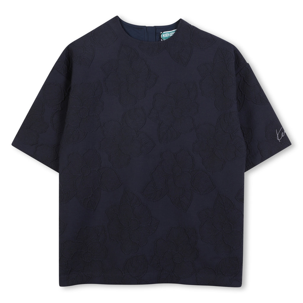 K61349 Kenzo Navy Long Sleeved Dress