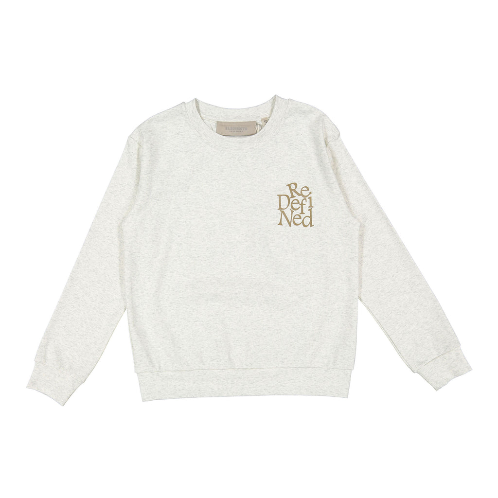 ELS2628 Heather Grey Thin Sweatshirt