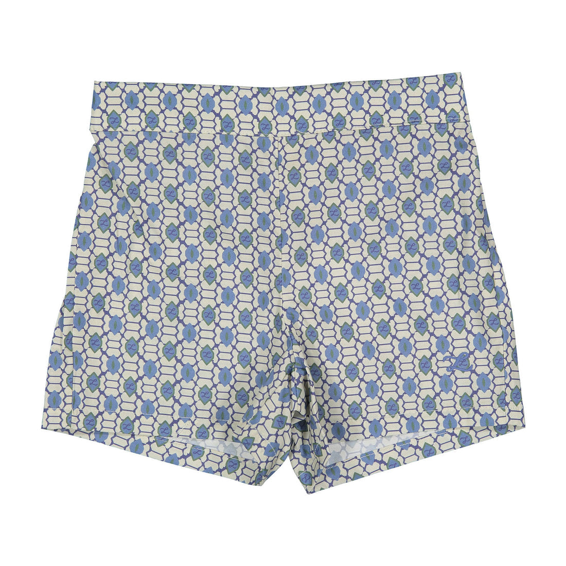 Blue Geo Shorts