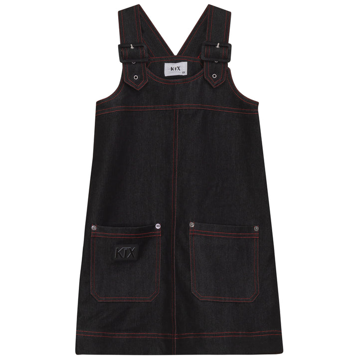 Kix K6418-BK Denim Stitched Jumper Black Denim