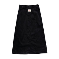 At2534a black corduroy skirt with the buttons and center