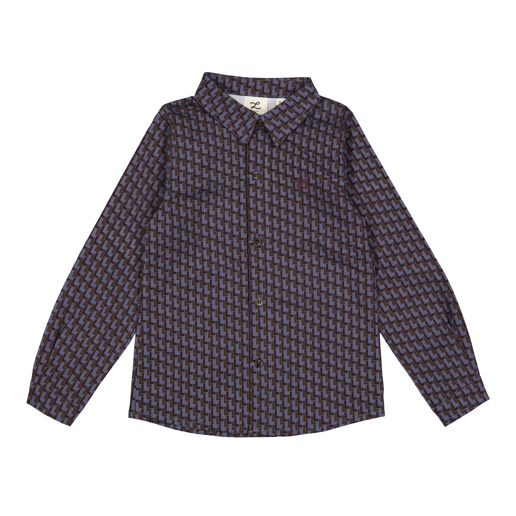 Camisa con botones LBL69 Ladida - marrón