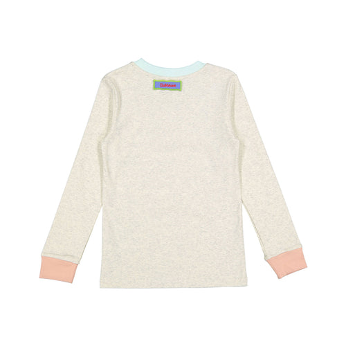 CH25109B Heather Grey High Waves Club Tee