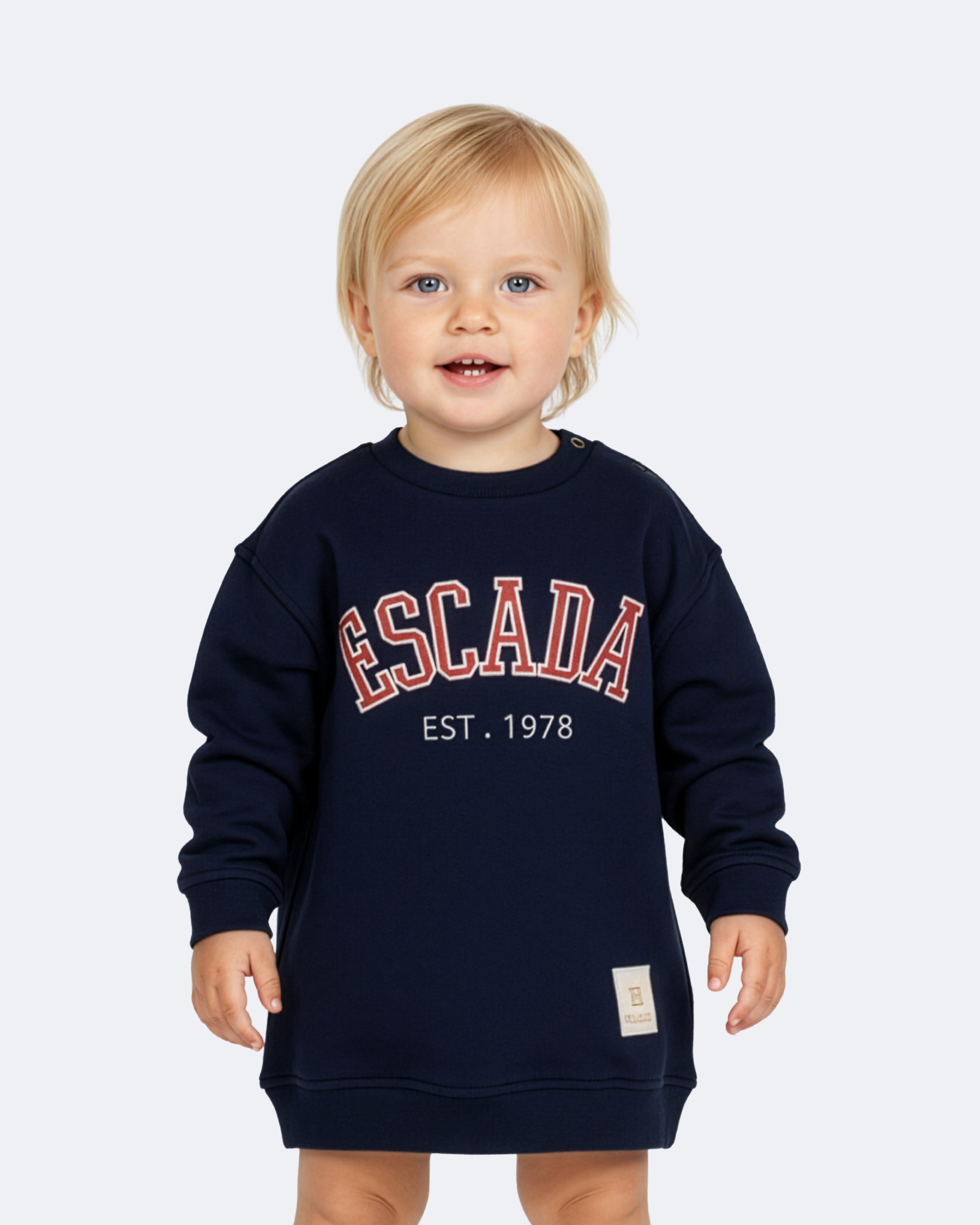 BABY GIRL LS LOGO DRESS