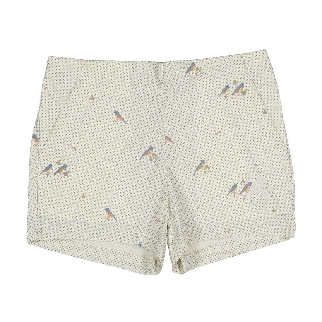 1984392 Bird Printed Shorts
