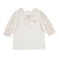 Diamond Stripe 3/4 Sleeve Blouse