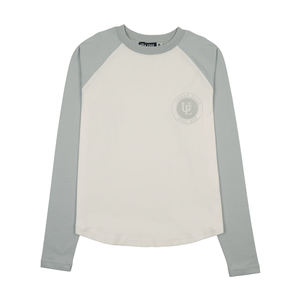 Light Blue Raglan Tee