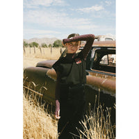 At2534a black corduroy skirt with the buttons and center