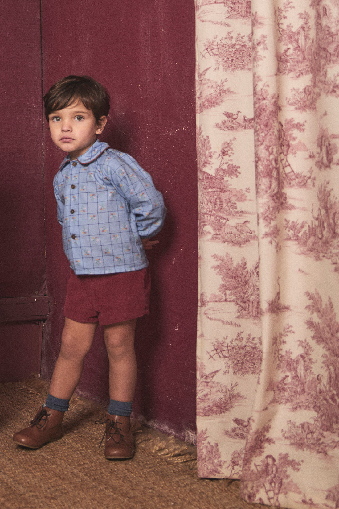 Camisa con cuello Peter Pan Catherina de Birinit