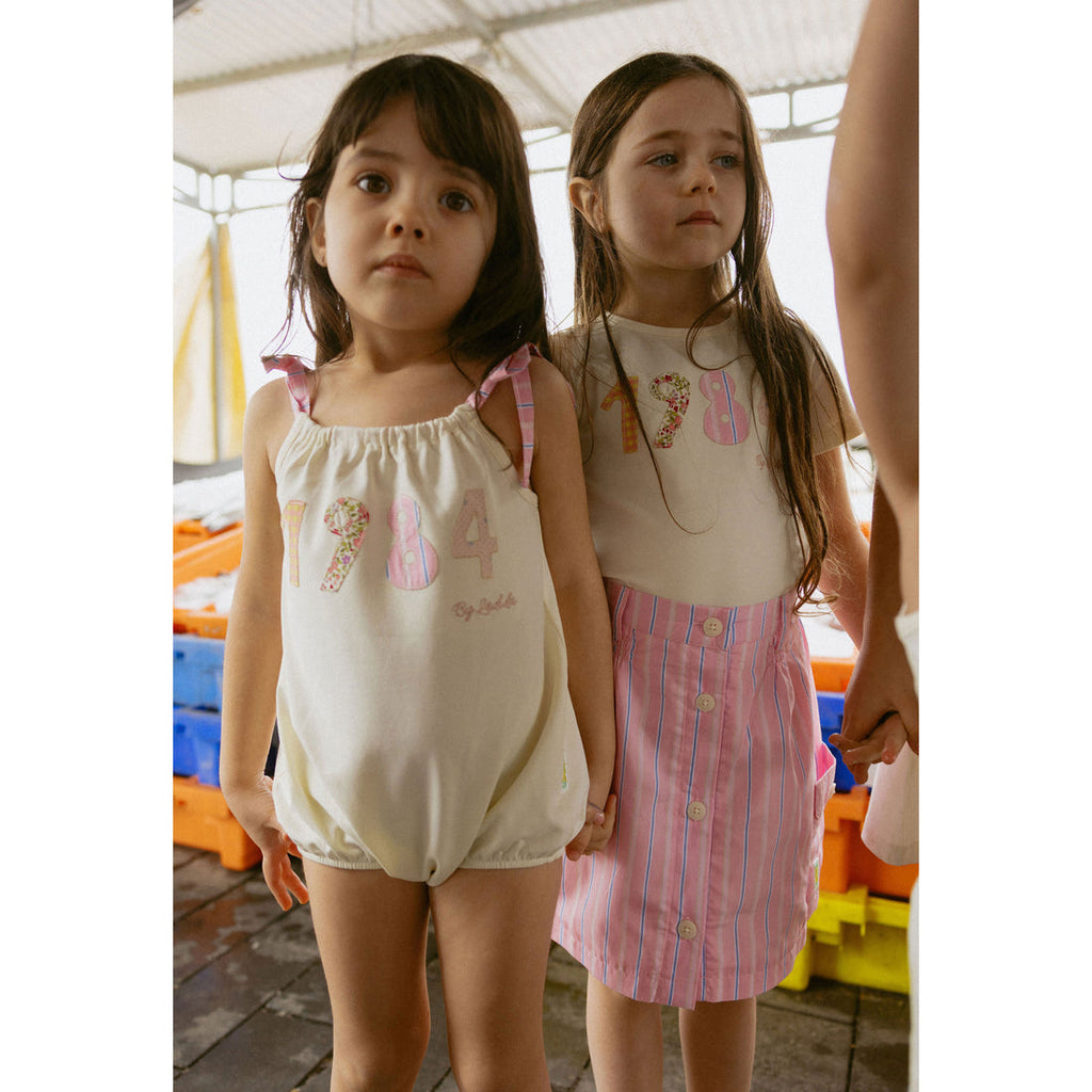 1984368 Patchwork Logo Bodysuit