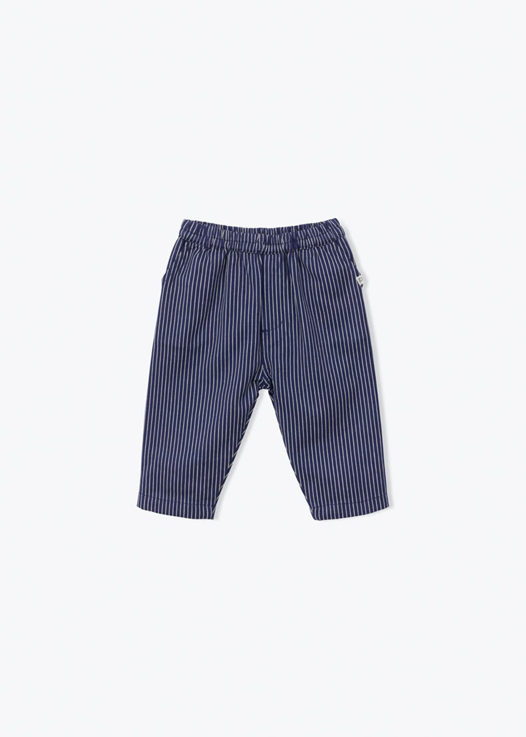 Baby Striped Pants - Navy